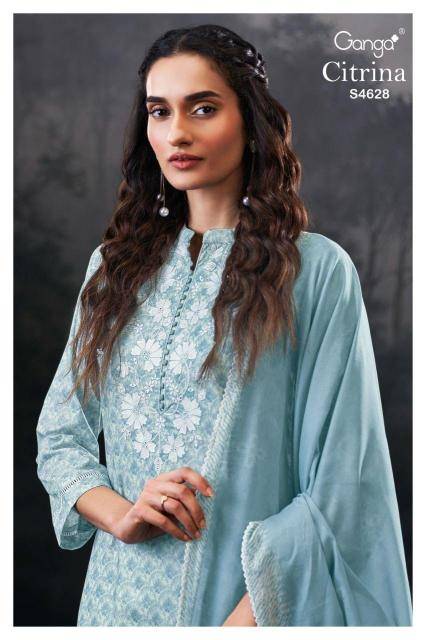 Ganga citrina 4628 Dress material market near me